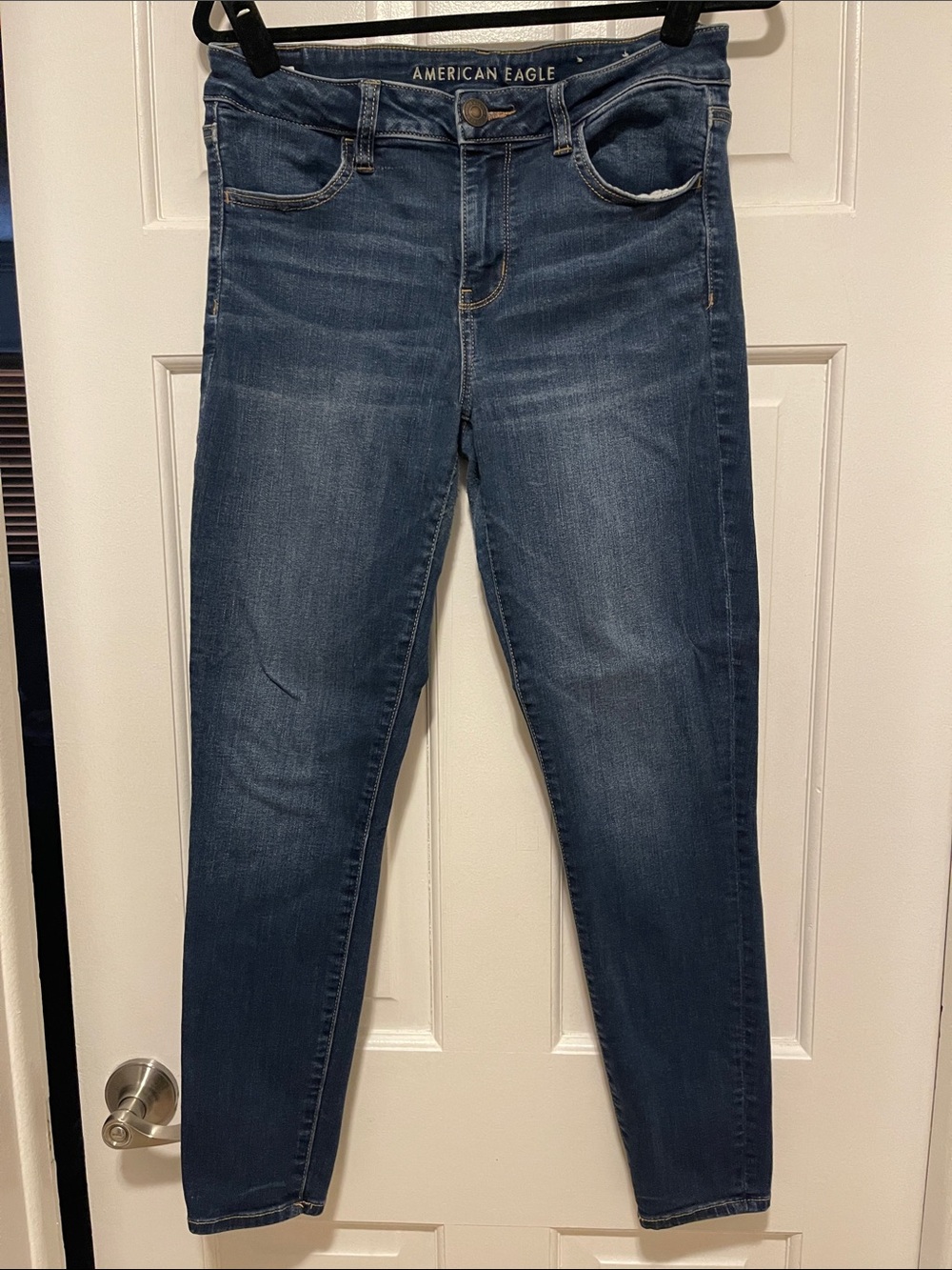 American Eagle Outfitters Women's Dark Blue Jeggings